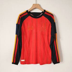 Camiseta de Fútbol Personalizada para Hombre con Nombre de Equipo, Tejido Transpirable de Secado Rápido, Estilo Vintage, para Todas las Temporadas - Product Image 5