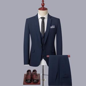 <span class=keywords><strong>Costume</strong></span> 3 pièces pour <span class=keywords><strong>homme</strong></span> avec revers plat à un bouton, pantalon et <span class=keywords><strong>gilet</strong></span> pour mariage <span class=keywords><strong>beige</strong></span> - Product Image 3