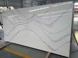 Dalles de quartz Calacatta gris livraison usine – Prix du quartz Calacatta - Product Image 2