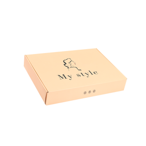Custom corrugated box cosmetic packing box matte black box