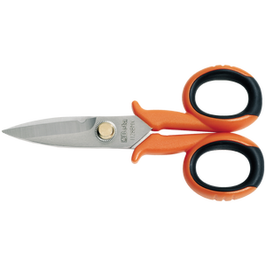 Beta 145 mm Ciseaux d'électricien Art. 1128BMX gaucher de qualité industrielle bricolage lisse dentelé plastique acier inoxydable acier - Product Image 1