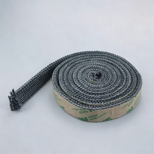 Bande d'étanchéité en fibre <span class=keywords><strong>de</strong></span> <span class=keywords><strong>verre</strong></span> tissée en forme <span class=keywords><strong>de</strong></span> P, élastique, avec <span class=keywords><strong>adhésif</strong></span> puissant <span class=keywords><strong>pour</strong></span> équipement <span class=keywords><strong>de</strong></span> four <span class=keywords><strong>de</strong></span> traitement thermique - Product Image 1