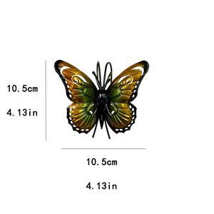 Macetero Moderno con Diseño de Mariposa, Decoración Colgante Impermeable con Recubrimiento en Polvo <span class=keywords><strong>para</strong></span> Uso en Exteriores, Adorno <span class=keywords><strong>para</strong></span> Barandilla con Diseño de Insectos <span class=keywords><strong>Artificiales</strong></span> - Product Image 6