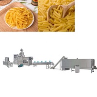Ligne de production de pâtes instantanées italiennes de différentes formes en acier inoxydable industriel entièrement automatique Macaroni Machine de fabrication