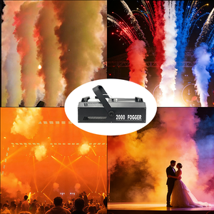 Hotseller MINGLANG 2000W LED Rookmachine Multicolor Rookgenerator IJzeren Materiaal Afstandsbediening AC110-220V 1 Jaar Garantie - Product Image 6