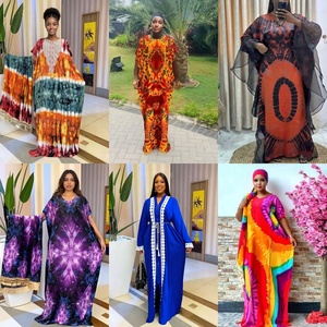 Abito Lungo Estivo Africano in Morbido Cotone per Donne Plus Size, Moda Casual Musulmana, Vendita all'Ingrosso - Product Image 4
