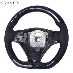 <span class=keywords><strong>Volante</strong></span> Deportivo Kryvex de Cuero y Fibra de Carbono Forjada para E46 E90 E38 E39 E83 E60 E70 E71 E72 E53 E89 E92 - Product Image 1