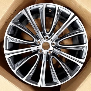 Nouvelles jantes en alliage d'aluminium forgé <span class=keywords><strong>TR</strong></span> 18" 19" 20" 21" à rayons multiples noires pour les séries 345/7 X3/X5 - 5x114.3 PCD 30mm ET - Product Image 4
