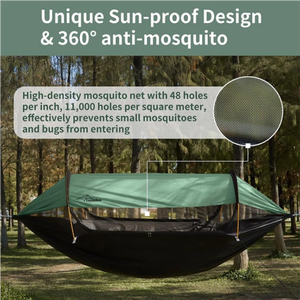 Zanzariera da campeggio portatile amaca impermeabile da 2 persone - Product Image 4