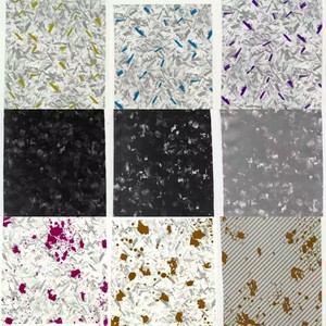 Film hydrographique PVA BST Red Carbon 50cm pour impression par transfert d'eau, motif graffiti coloré, traitement de surface incurvée pour tasses électroniques - Product Image 1