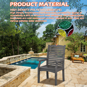 Chaises <span class=keywords><strong>Adirondack</strong></span> en bois recyclé durable et d'extérieur <span class=keywords><strong>Fauteuil</strong></span> imperméable pour hôtels, fermes, villas, cours intérieures - Product Image 2