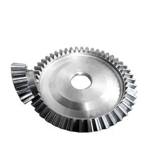 90 Degree High Quality Nonstandard Spiral Gear Straight Bevel Gear