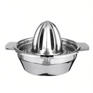 Citrus Press With Collection Tray Stainless Steel Manual Juicer Kitchen <b>Tool</b> - Product Image 2