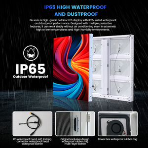 Luxury Swimming Pool <b>Wall</b> Mounted 4K HDR10 IP68 Waterproof LED <b>Display</b> Outdoor Fixed Screen Sunlight Readable Aluminum FA Series - Product Image 1