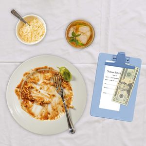 "6 gói" A5 clipboard Memo Chất lượng cao kim loại <span class=keywords><strong>Clip</strong></span> nhựa màu xanh văn phòng văn phòng phẩm - Product Image 4