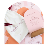 Cartes d'affirmation personnalisées pour la maternité, avec mots personnalisés, format personnalisé, designs personnalisés, coins arrondis, papier écologique durable, impression