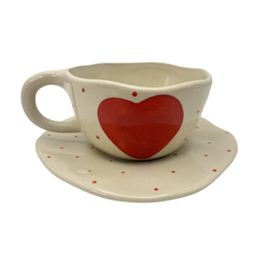 INS European Luxury Tea <b>Mug</b> <b>Set</b> Heart Shaped Pattern Latte Cup Bear Flower Tea and Coffee Cups Teacup <b>Set</b> Turkish - Product Image 2