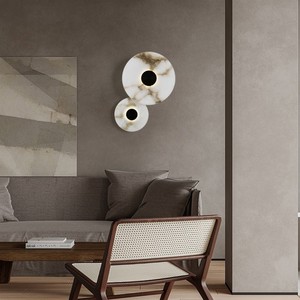Modern Minimalist <b>LED</b> Wall Lamp – Gold Iron Decorative Fixture for Living <b>Rooms</b>, Bedrooms, Hallways, and Staircase Pillars - Product Image 2