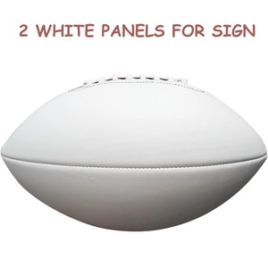 Mini ballons de <span class=keywords><strong>football</strong></span> américain blancs <span class=keywords><strong>taille</strong></span> 3 personnalisés – Ballons de signature pour trophées de matchs de rugby - Product Image 6