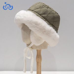 Ruidong Nhà Máy Bán Buôn Gấu Tai Thiết Kế Mùa Đông <span class=keywords><strong>Hat</strong></span> Ấm Điều Chỉnh Dây Đeo Lạnh Bằng Chứng Cực Fleece Dệt Kim <span class=keywords><strong>Hat</strong></span> - Product Image 4