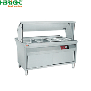 Global Kitchen Expert <b>Bar</b> Restaurant Stainless Steel <b>bar</b> Counter with Garbage Bin for Hotel Banquet Kitchen - Product Image 2