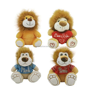 Peluche Personalizado de León de Zoológico de Dibujos Animados, Regalos de Peluche, Juguete de Peluche de León Acogedor con Crin Esponjosa - Product Image 3