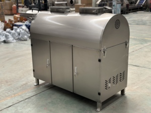 Machine de torréfaction électromagnétique pour le traitement des noix et des épices, contrôle automatique de la température, la méthode de chauffage peut être ajustée - Product Image 5