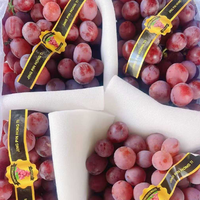 Meilleures ventes : Raisins de table Sweet Red Globe, grande taille, frais, pour jus et collation, comestibles, qualité supérieure, en vrac, boîte de 5 kg, en promotion