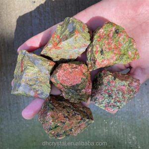 Cristales de Unakita JADE y Piedras Curativas, 1 Pieza de Piedra Natural en Bruto para Pulir, Gemas Curativas y Manualidades con Cristales - Product Image 4