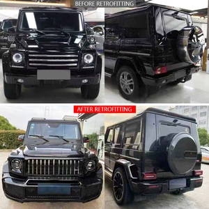 Modificación de coche W463 2002-2018, actualización a W464, parachoques delantero, capó, parachoques trasero, alerón trasero, guardabarros, kit de carrocería para Benz - Product Image 2