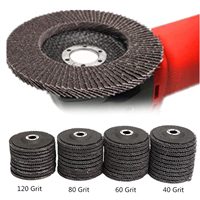 Disque à lamelles flexible incurvé de 4 pouces 100mm grain 80 60 meule abrasive en carbure de silicium pour le polissage des métaux Outil abrasif pour le verre
