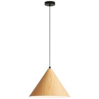 Lustre en fer rétro de style nordique japonais, lampe à suspension conique LED pour chambre à coucher, salle à manger