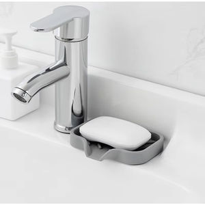 Bandeja de silicona para fregadero de cocina, soporte para jabonera con punta de drenaje, de fregadero de encimera fregador, almohadilla de drenaje para esponja, herramientas de baño de cocina - Product Image 2