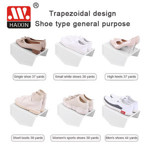 Organisateur de chaussures en plastique à prix compétitif, support portable pour chaussures et baskets, étagères de rangement pour la maison - Product Image 3