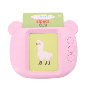 Cartes flash éducatives bilingues multilingues XDT pour les enfants de 4 à 6 ans, couleurs bleu/jaune/rose, fabriquées en Chine - Product Image 1