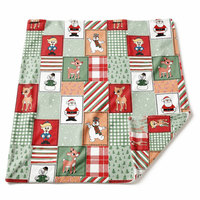 Couverture en fausse fourrure douce et moelleuse, personnalisée OEM, impression double face, style western, Noël, hiver, luxe, en flanelle
