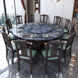 Meubles de luxe, table à manger en marbre carré, dalle de pierre, table à manger moderne, ensemble de table à manger - Product Image 1