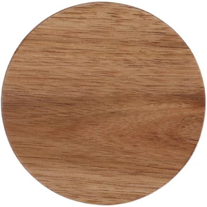 1 pièce Sous-<span class=keywords><strong>verre</strong></span> en bois d'acacia vierge pour l'artisanat, base de plateau, pour tasses, plantes, assiettes artistiques et fournitures de mosaïque DIY - Product Image 2