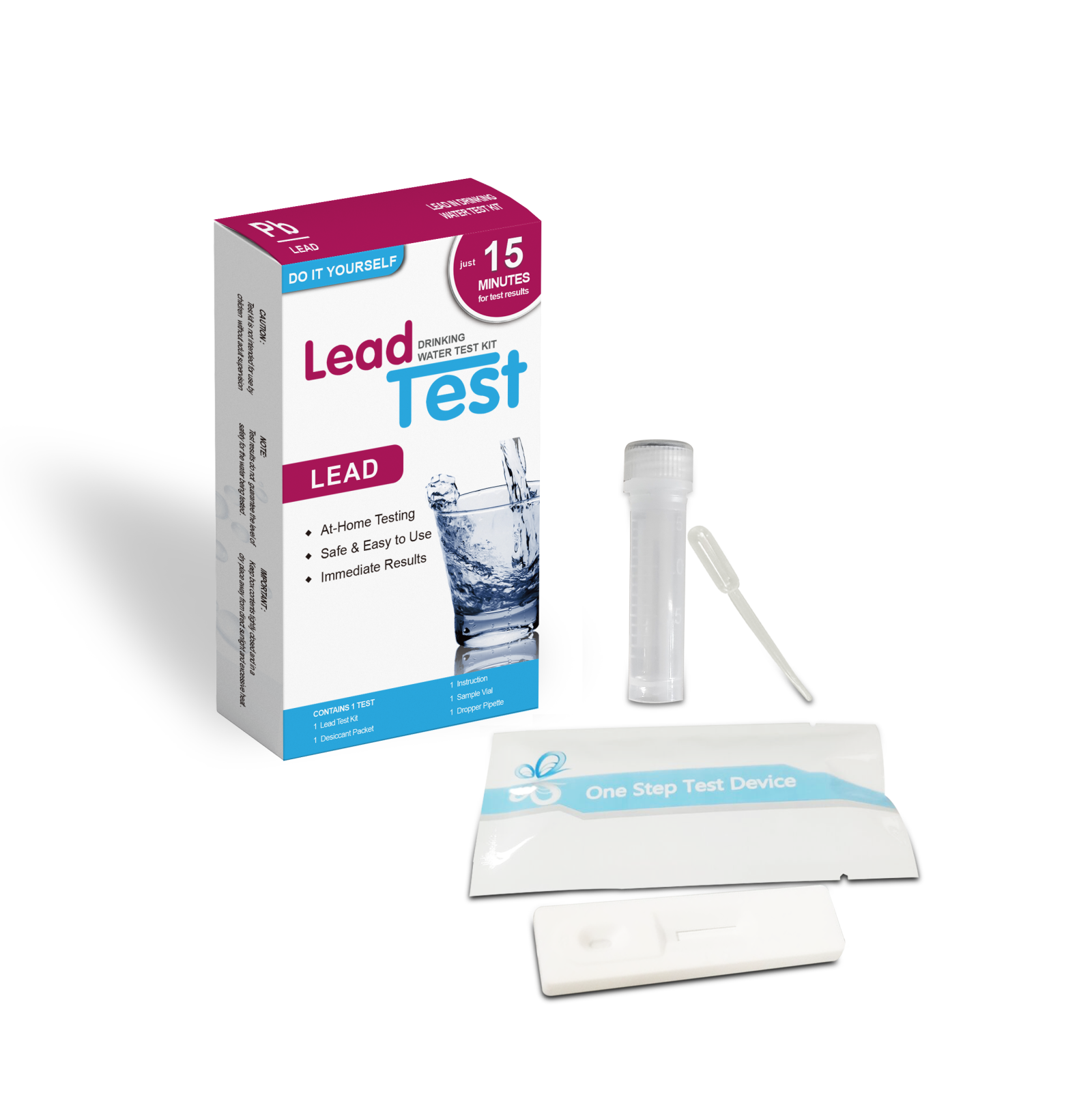 Essential Lead Test Kit for Drinking Water High Sensitivity Lab Supply