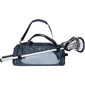吊带曲棍网兜袋可容纳2根棍子和背包行李袋，所有LAX装备可容纳所有曲棍网兜球或曲棍球装备