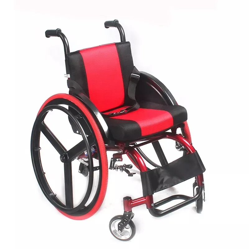 Lightweight manual wheelchair portable folding hand push adult disabled elderly home user outside wheelchair