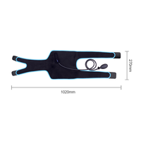Attelle de genou gonflable à compression avec pack de gel chaud/froid pour soulager les douleurs au genou