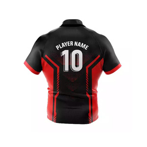 Camiseta de rugby 100% poliéster, transpirable, antibacteriana, para entrenamiento y práctica. - Product Image 2