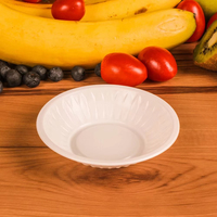 Personnalisation en usine et vente en gros d'assiettes rondes jetables en plastique pp écologiques de 9cm pour sauces