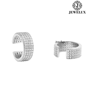 Premium VVS Diamond <b>Stud</b> Earrings 925 Sterling <b>Silver</b> Rhodium Plated IGI Certified for Women's Parties Gifts India Jewelux - Product Image 2
