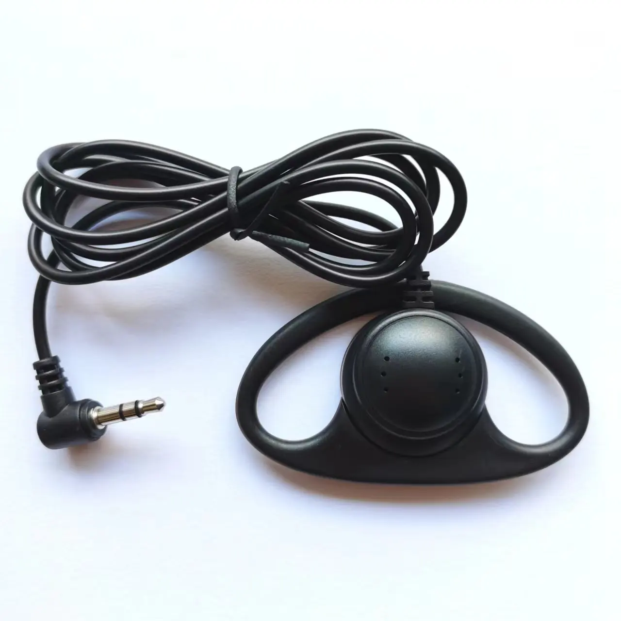 Écouteurs Mono avec crochet auriculaire latéral de 3.5mm, écouteurs filaires pour Guide touristique