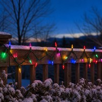 Pour UL certifié IP65 Mini T5 LED à facettes extérieur arbre de noël guirlande lumineuse blanc chaud étanche Mini éclairage de noël