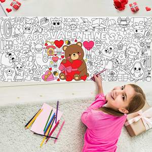 <span class=keywords><strong>Poster</strong></span> éducatif amusant pour enfants avec logo personnalisé, à peindre et colorier soi-même, impression flexographique - Product Image 4