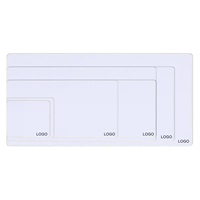 CUSTOM XXXL taille 1000x500mm, tapis de souris personnalisé vierge par sublimation, tapis de souris en caoutchouc blanc avec logo personnalisé imprimé