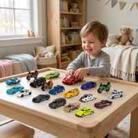Caja de Exhibición de Bloques de Construcción Transparentes para Coche de Aleación Personalizado Diorama de Vehículo Modelo Deportivo Coche de Juguete Fundido a Escala 1:64